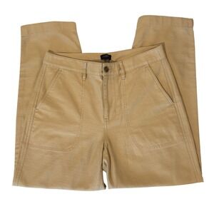 J.Crew Camp Utility Chino Pants Women's size 8 Relaxed Tapered Leg NWOT #BJ493